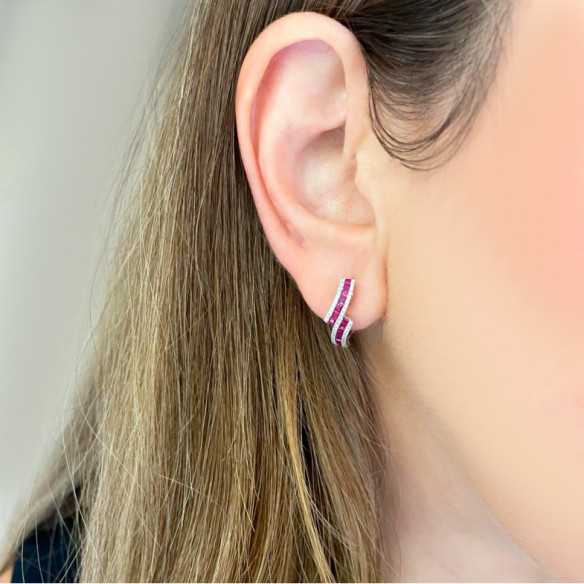 Pendientes Diamond Colour - Pendientes de Rubi