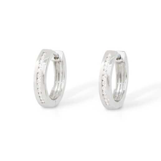Diamond earrings Classic - Bride earrings