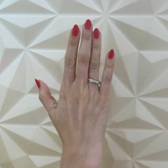 Diamond Ring Chloe 0.45 Or blanc - Alliances brillantes
