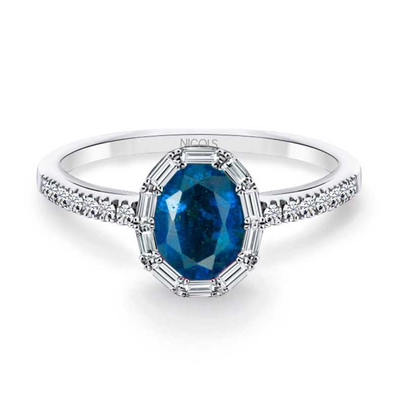 OVAL COLOR Sapphire Ring - Sapphire rings