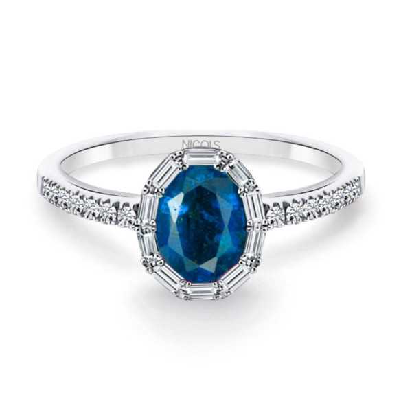 OVAL COLOR Sapphire Ring - Sapphire rings