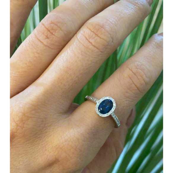 OVAL COLOR Sapphire Ring - Sapphire rings