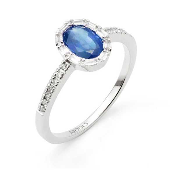 OVAL COLOR Sapphire Ring - Sapphire rings