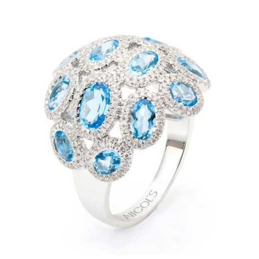 Anillo Topacio Galaxy Med - Anillos Otras Piedras Preciosas