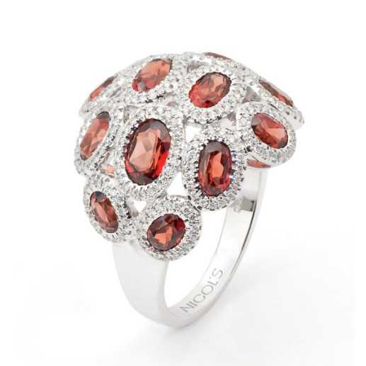 Anillo Granate Galaxy Med - Anillos Otras Piedras Preciosas