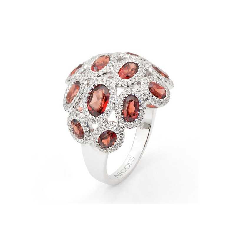 Garnet ring GALAXY MED - Rings other precious stones