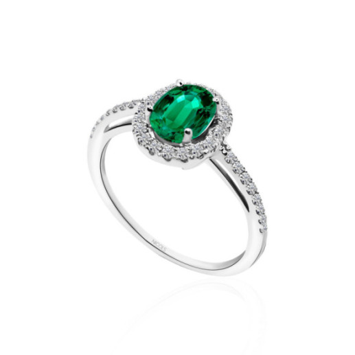 Emerald ring Orla LIA 0.98 - Emerald rings 2