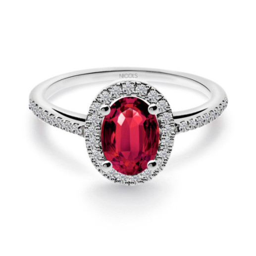 Ring Rubin Orla Dalia 1,00 - Rubinringe