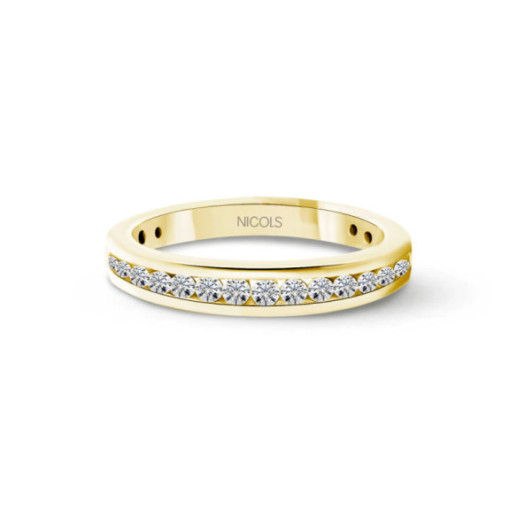 Anillo Diamantes Chloe 0,35 Oro Amarillo - Talla Brillante