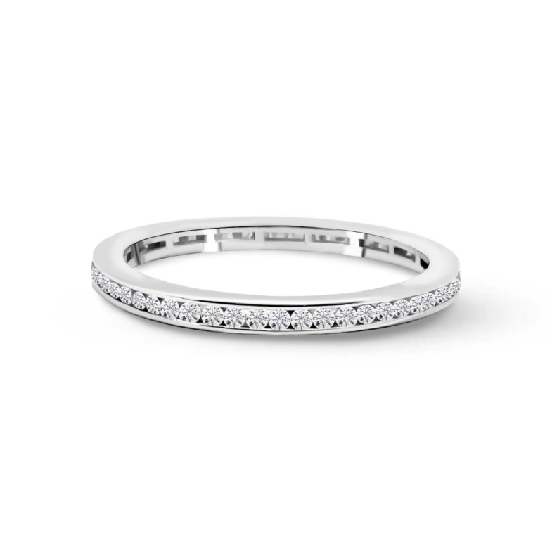 Chloe Eternity Diamond Ring 0.48 White Gold - Rings