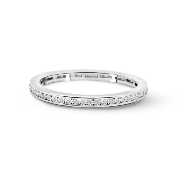 Chloe Eternity Diamond Ring 0.48 White Gold - Rings