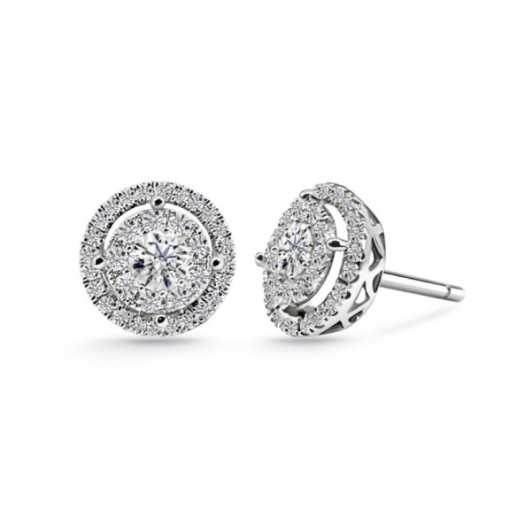 Gardenia Dormilonas Diamond Earrings - Bride earrings