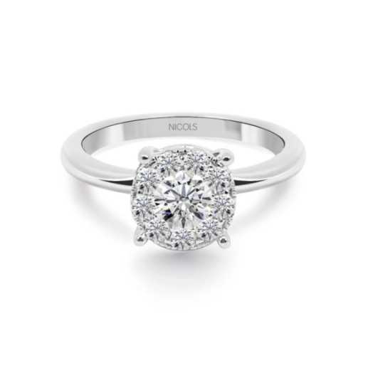 Gardenia Diamante anello 0.48 - Brillante
