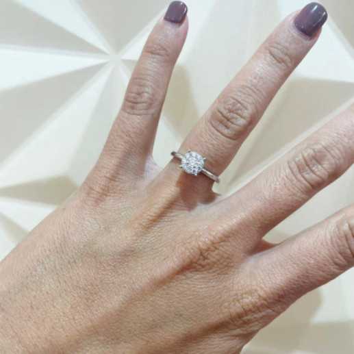 Anillo Diamantes Gardenia 0.48 - Talla Brillante 2