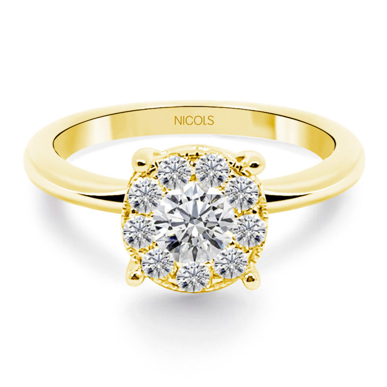 Gardenia Diamond Ring 0.48 - Brilliant Cut