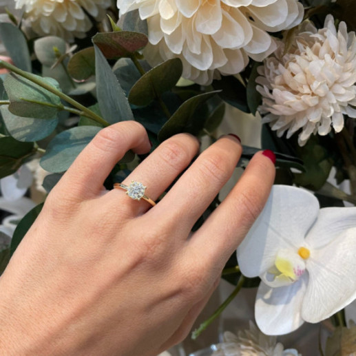 Anillo Diamantes Gardenia 0.48 - Talla Brillante 2