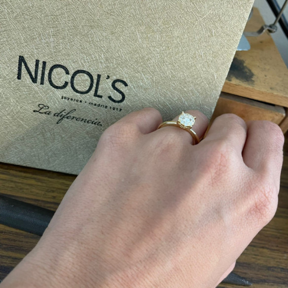 Anillo Diamantes Gardenia 0.48 - Génial
