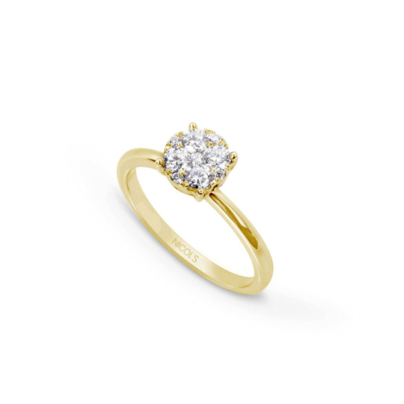 Anillo Diamantes Gardenia 0.52 - Génial