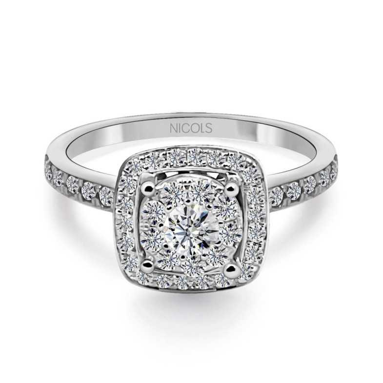 Gardening Diamond Ring 0.78 - Verlobungsringe Rosette