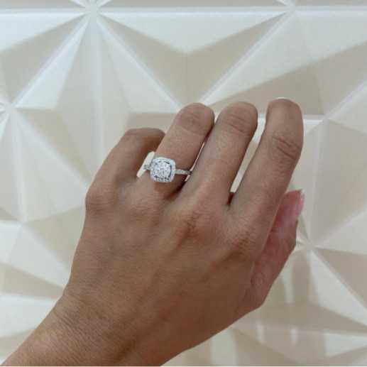 Gardening Diamond Ring 0.78 - Verlobungsringe Rosette 2