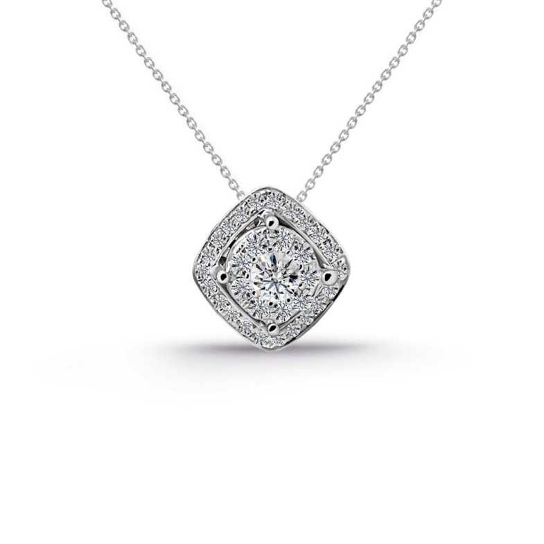 Collar Diamantes Gardenia 0.53 - Colgantes de Diamantes