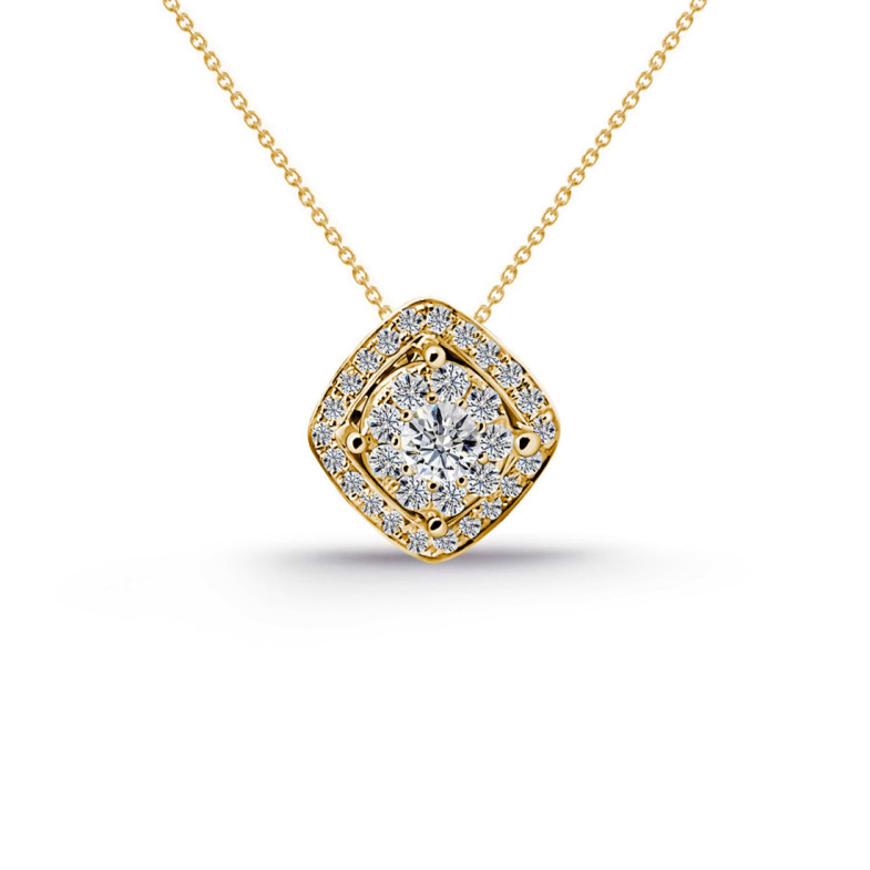 Collar Diamantes Gardenia 0.53 Oro Amarillo - Diamantanhänger