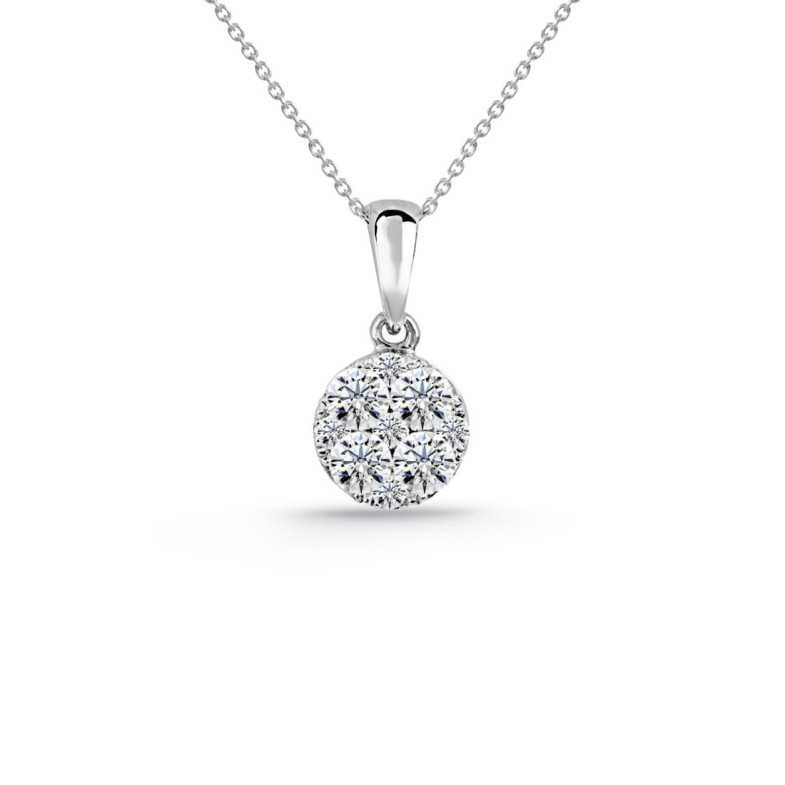 Diamond Pendant GARDENIA 0.48 - Diamond pendants