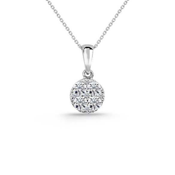 Diamond Pendant GARDENIA 0.48 - Diamond pendants