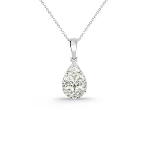 Drop Diamant Anhänger - Diamantanhänger
