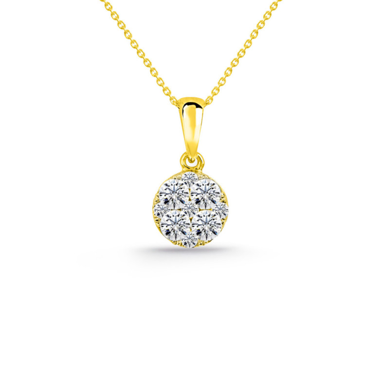 Colgante Diamantes Gardenia 0.48 - Colgantes de Diamantes