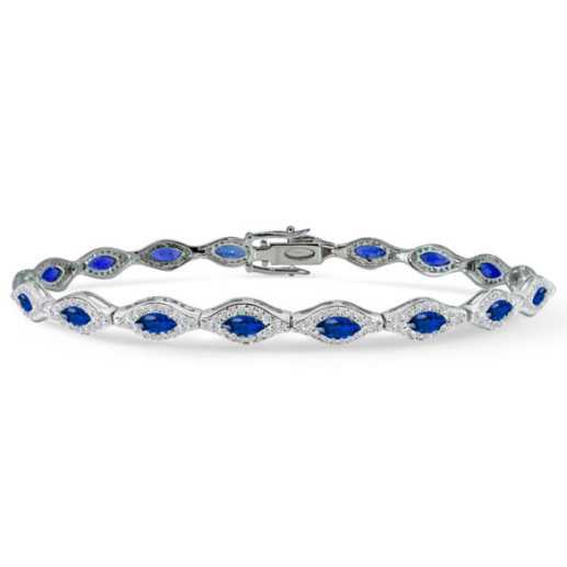 Bracciale in oro Sapphire Rombos - Braccialetti colorati pietre