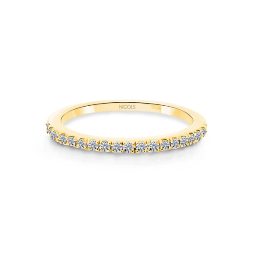 Alianza Diamantes Azalea 0.17 Oro Amarillo - Brillant
