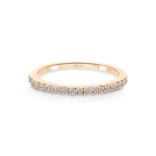 Alianza Diamantes Azalea 0.17 Oro Rosa - RINGE