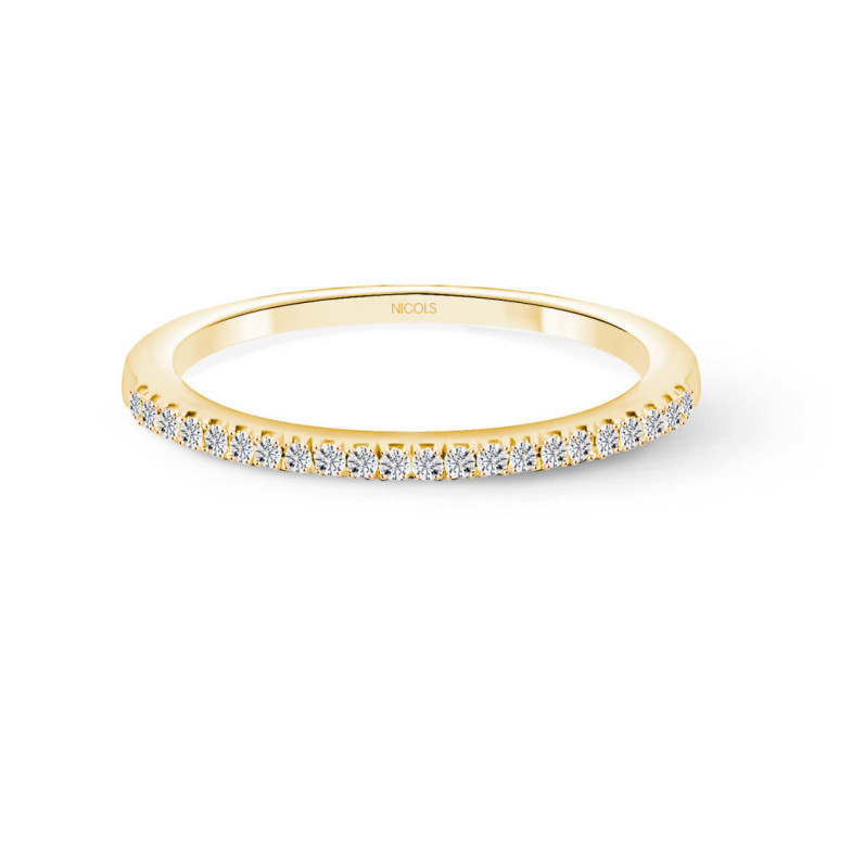 Alianza Diamantes Azalea 0.15 Oro Amarillo - Alliances brillantes