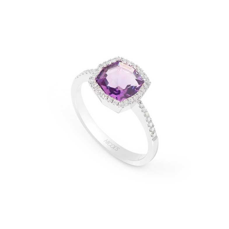 Anello di diamante Colorfull - design moderno