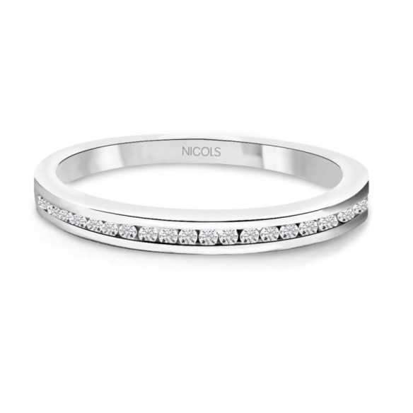 Chloe Diamond Ring 0.18 White Gold - Brilliant Cut