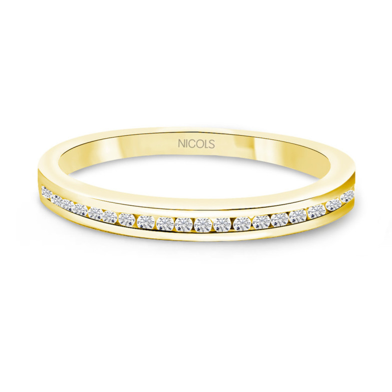 Anillo Diamantes Chloe 0.18 Oro Amarillo - Helle Allianzen