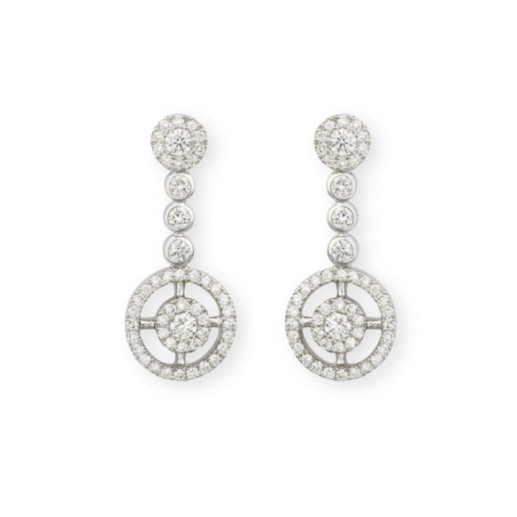 Chic orecchini di diamanti - Orecchini della sposa