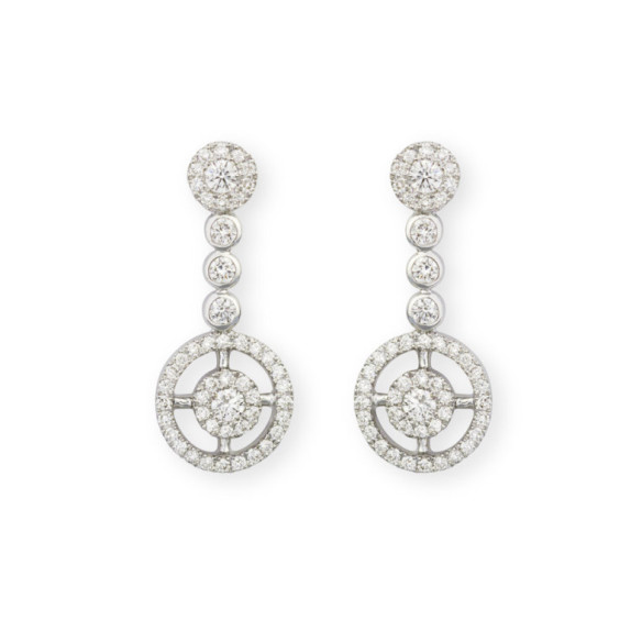 Pendientes Diamantes Chic - Pendientes de Novia
