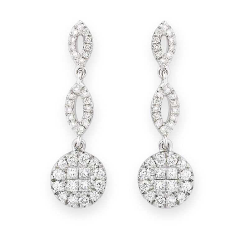 Pendientes Diamantes Chic - Boucles d'oreilles mariées