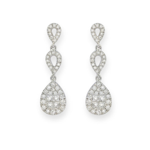 Diamond Earrings CHIC - Bride earrings