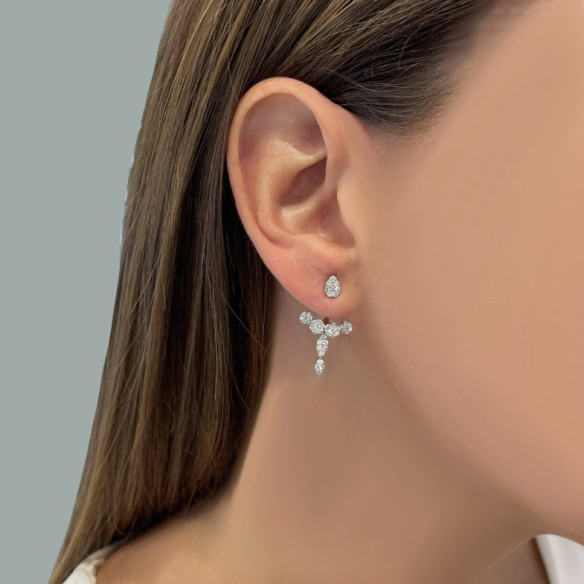 Pendientes Diamantes Ear Jackets - court