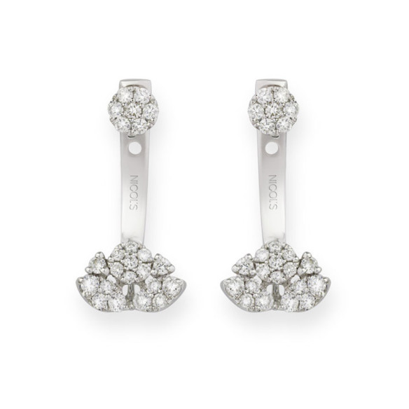Diamond earrings EAR JACKETS - short