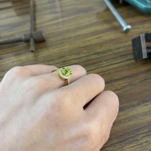 Anillo Diamantes Colorfull - diseños vintage