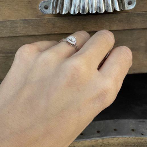 Diamond Ring LOVE HEART - Heart Cut 2