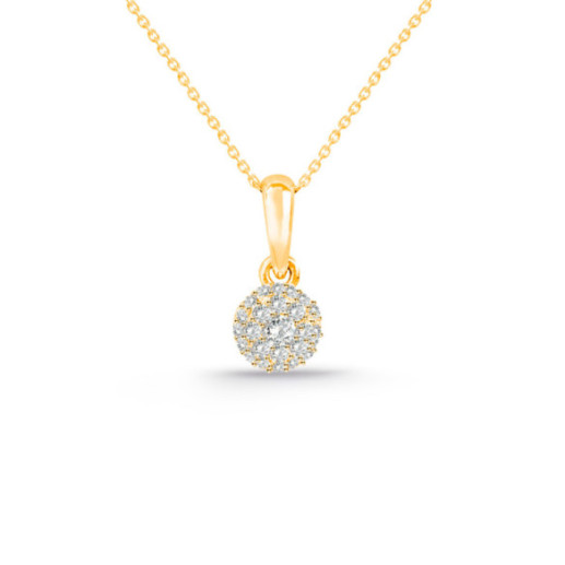 Colgante Diamantes Style 0.10 Oro Rosa - Pingentes de diamantes