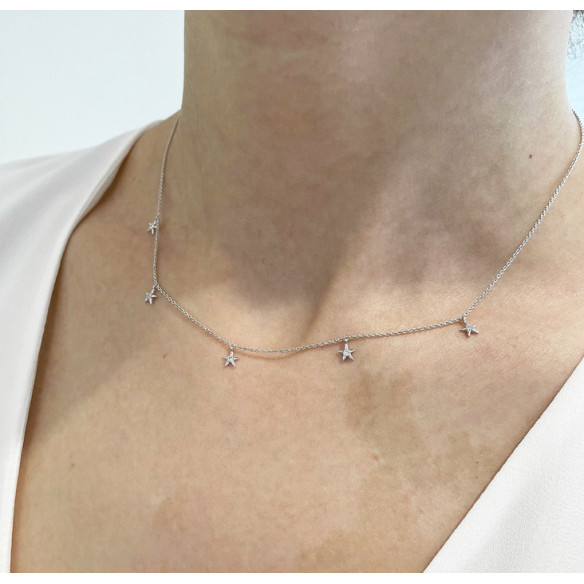 Collar Oro Estrellas Celebrity 108 - Collares de Diamantes