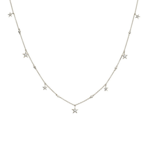 Colar Estrelas de Ouro Celebrity - Colares de diamantes