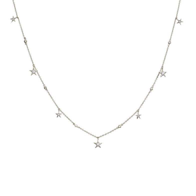 Collar Oro Estrellas Celebrity - Collares de Diamantes