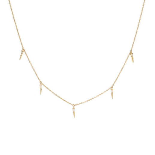 Collar Oro Pinchos Celebrity 108 - Collares de Diamantes